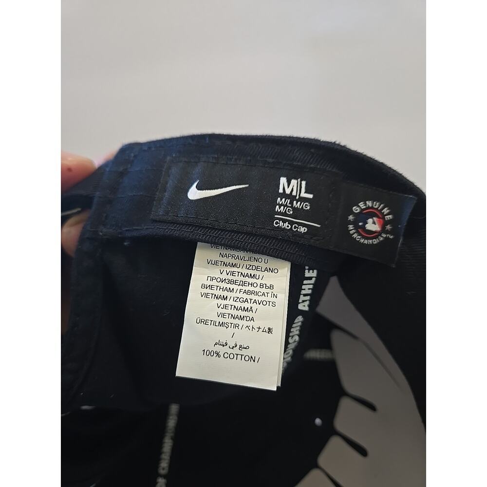 Nike San Francisco Giants Hat Adjustable Club Cap Series Black Color Relaxed Fit - Picture 7 of 11